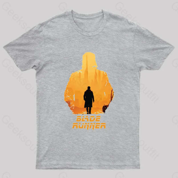 Blade Runner Nerd T-Shirt Grey / S
