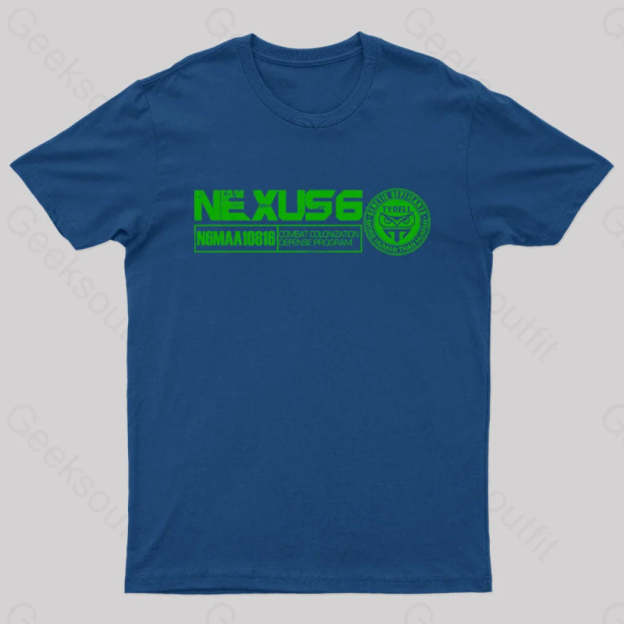 Blade Runner Nexus Geek T-Shirt Navy / S