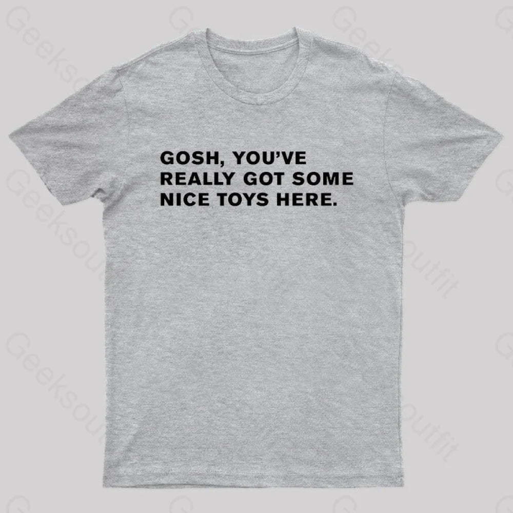 Blade Runner Quote Nerd T-Shirt Grey / S