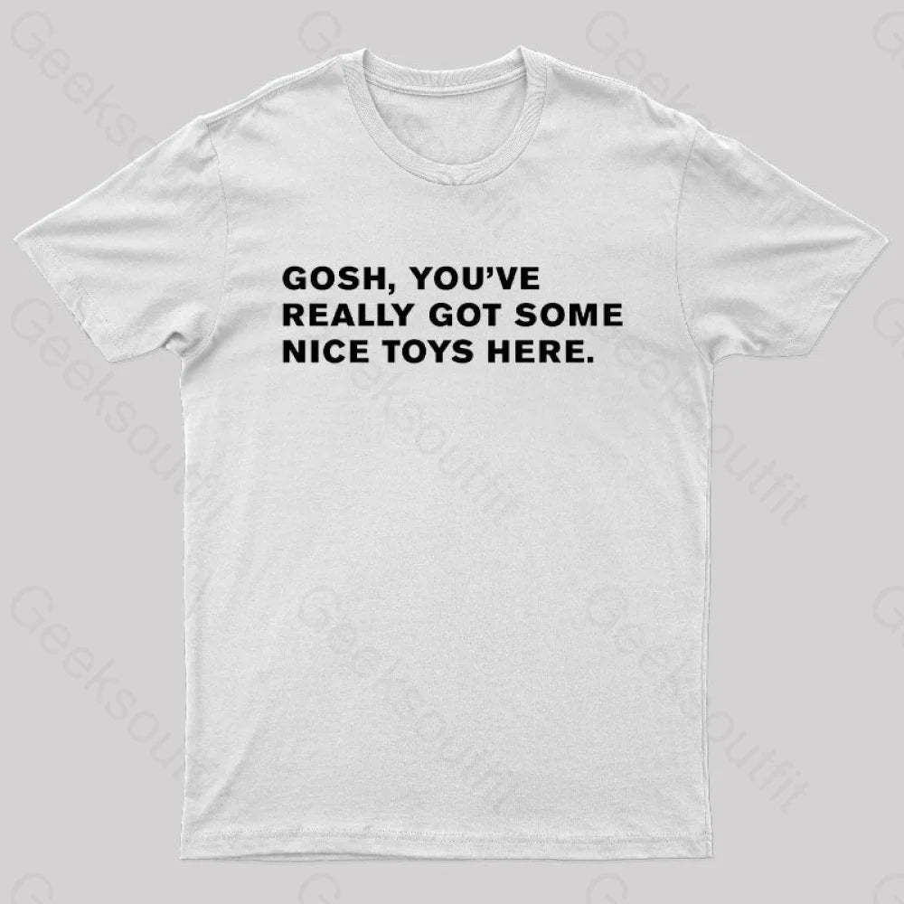 Blade Runner Quote Nerd T-Shirt White / S
