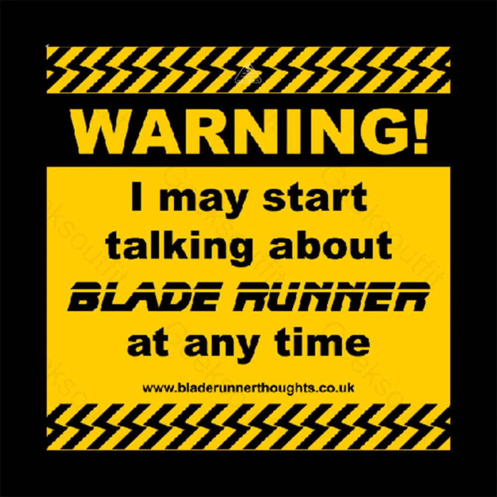 Blade Runner Warning 01 T-Shirt