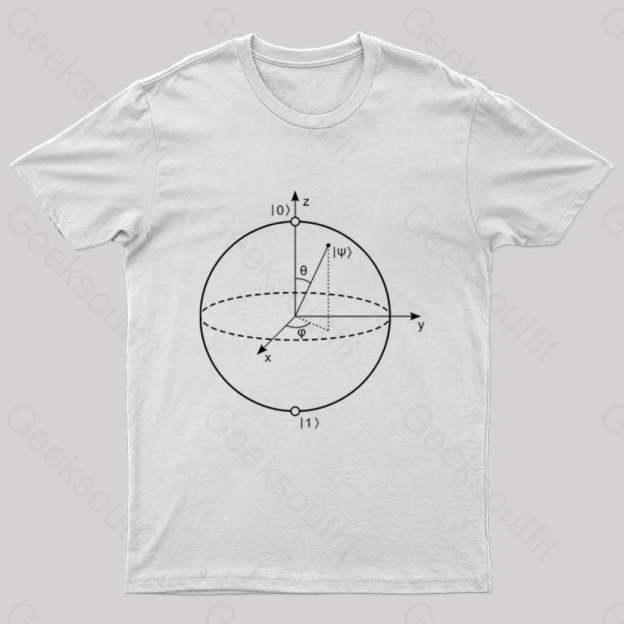 Bloch Sphere Geek T-Shirt White / S