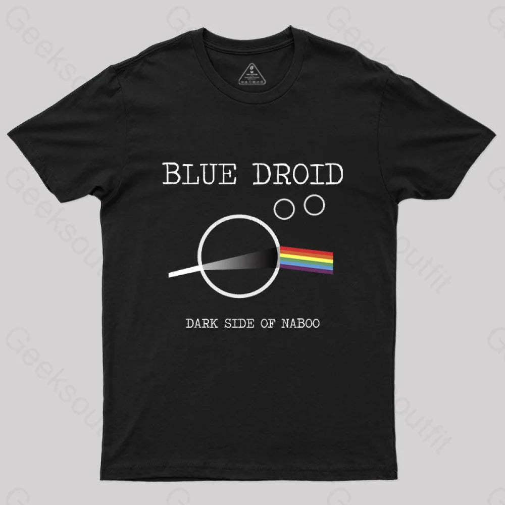 Blue Droid - Dark Side Of Naboo T-Shirt Black / S