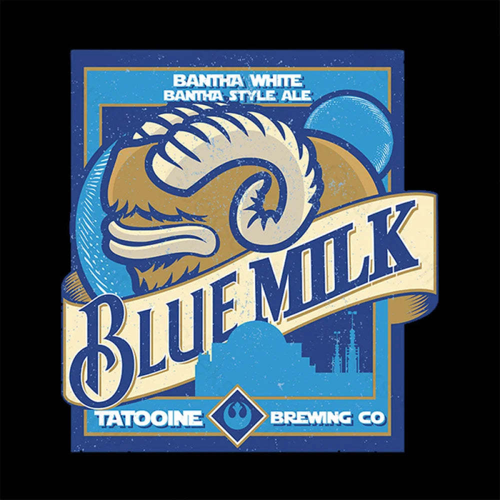 Blue Milk Geek T-Shirt