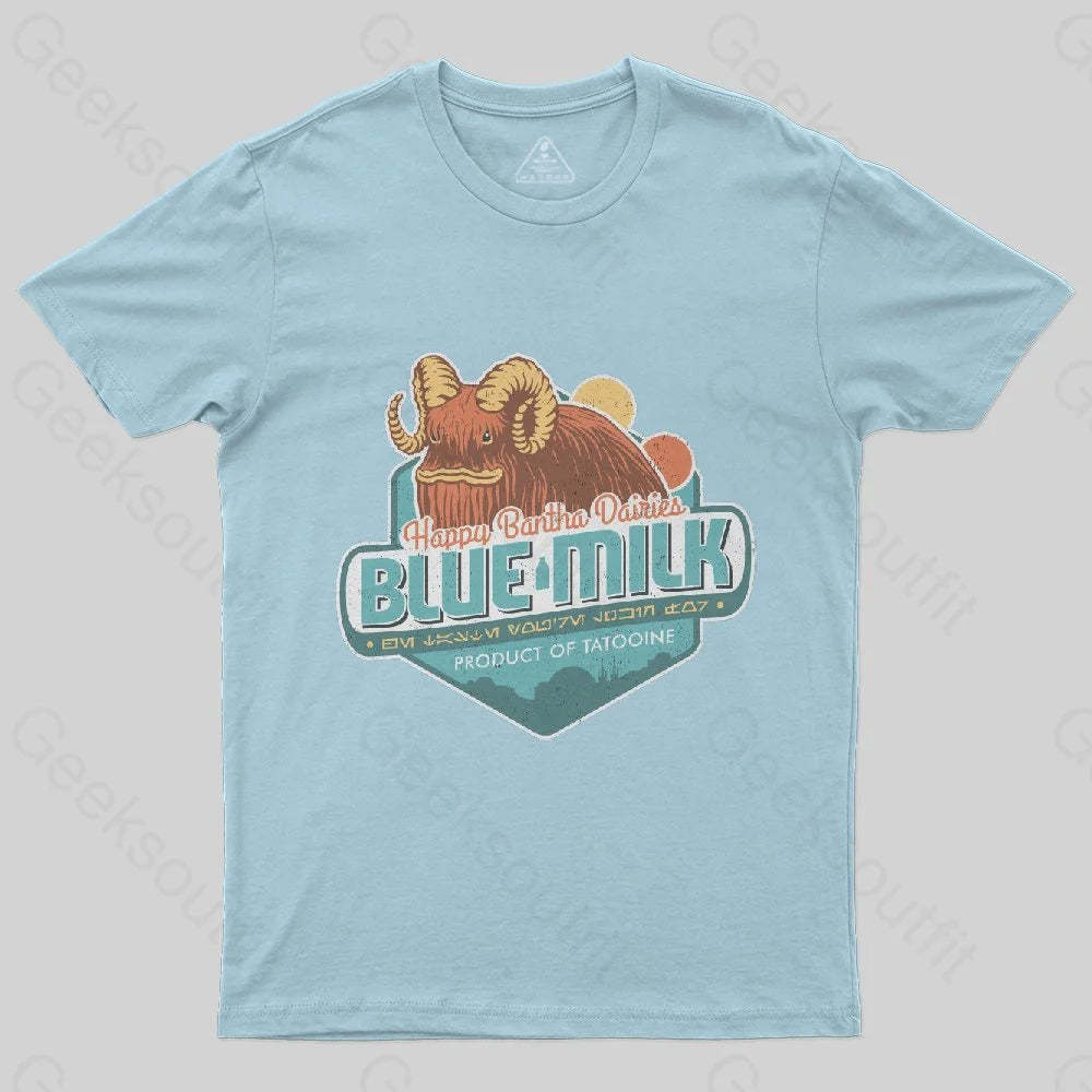 Blue Milk T-Shirt - Geeksoutfit