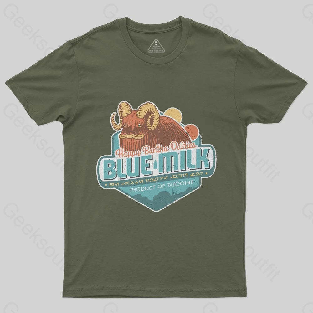 Blue Milk T-Shirt - Geeksoutfit