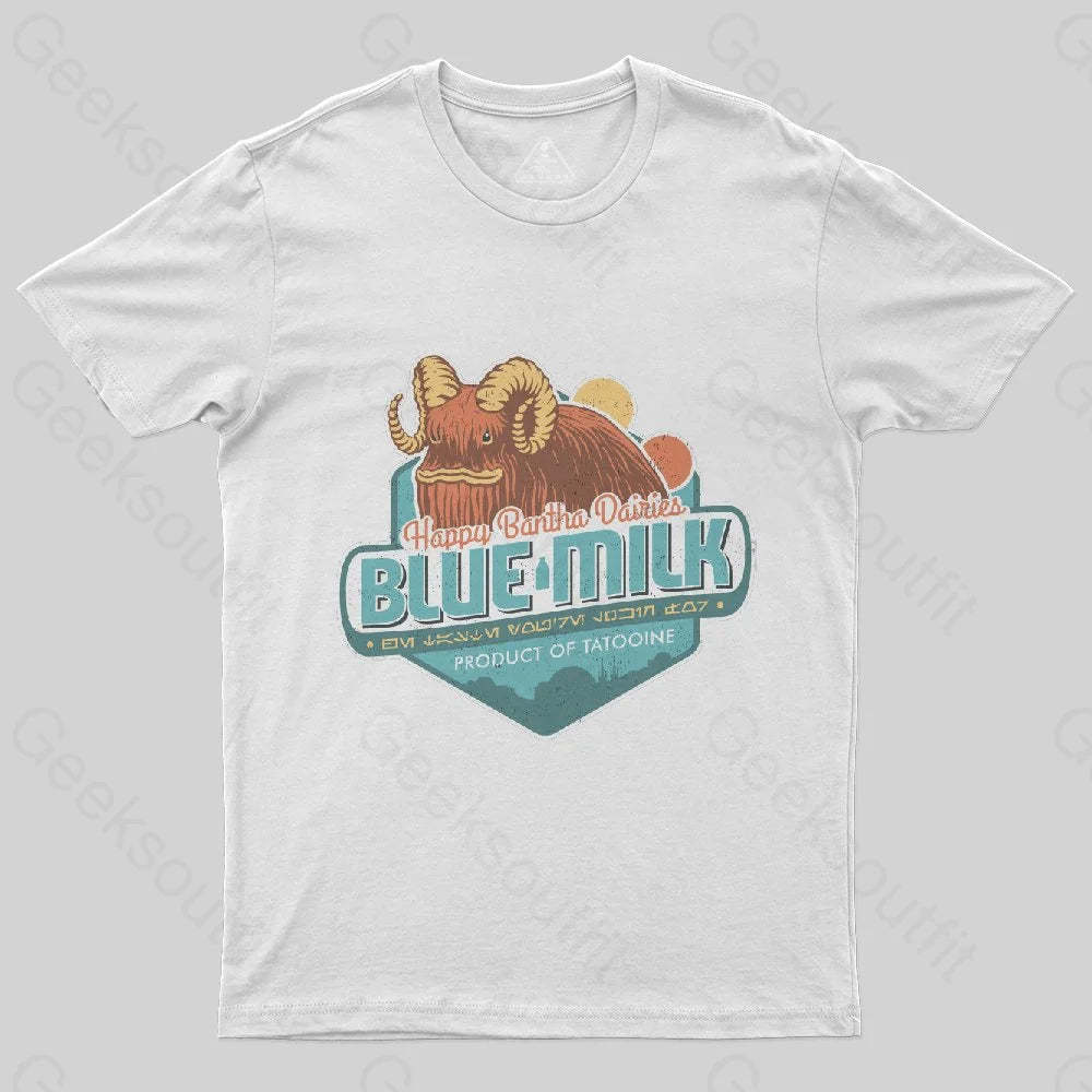 Blue Milk T-Shirt - Geeksoutfit