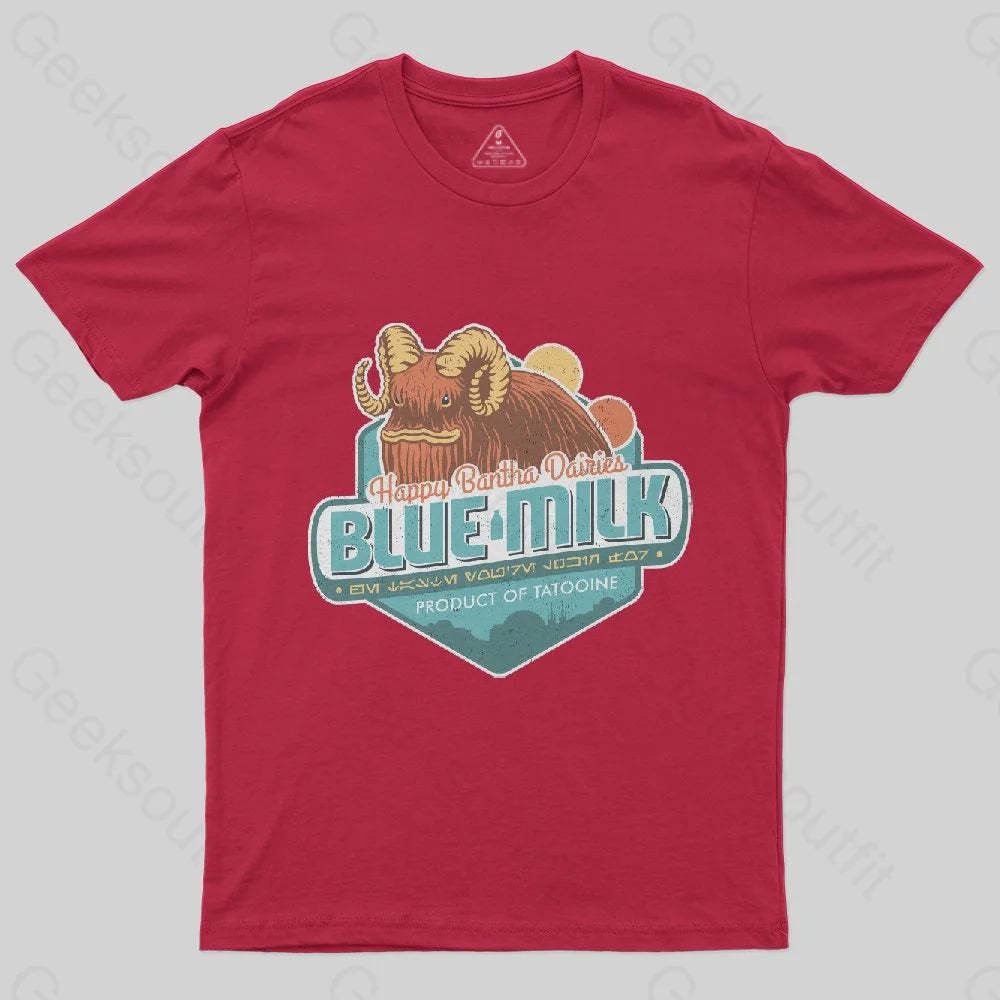 Blue Milk T-Shirt - Geeksoutfit
