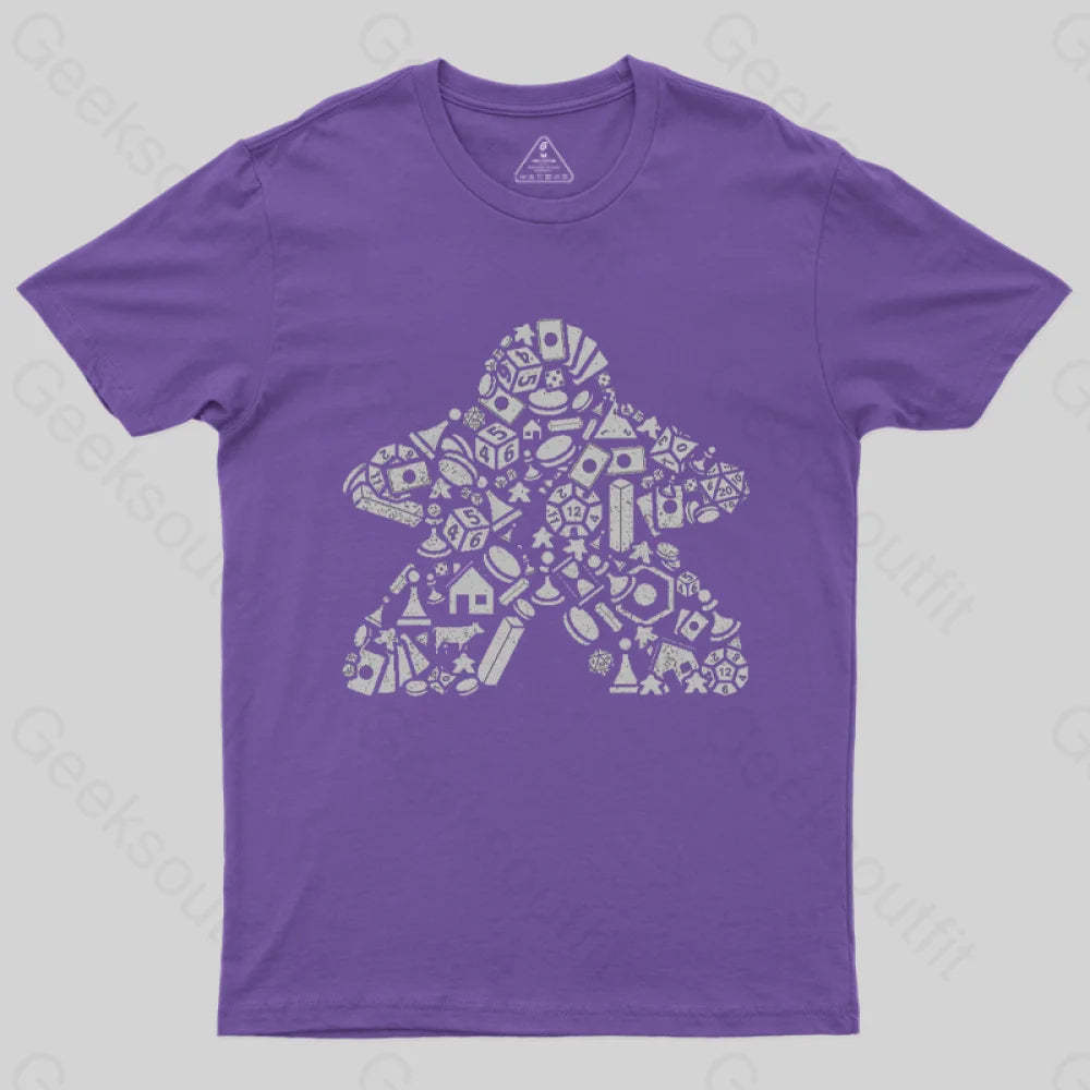 Board Gamer T-Shirt Purple / S