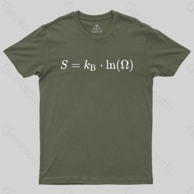 Boltzmann Entropy, statistical physics and thermodynamics T-shirt - Geeksoutfit