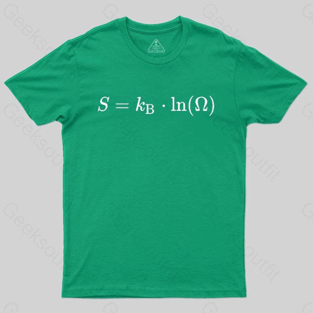 Boltzmann Entropy, statistical physics and thermodynamics T-shirt - Geeksoutfit