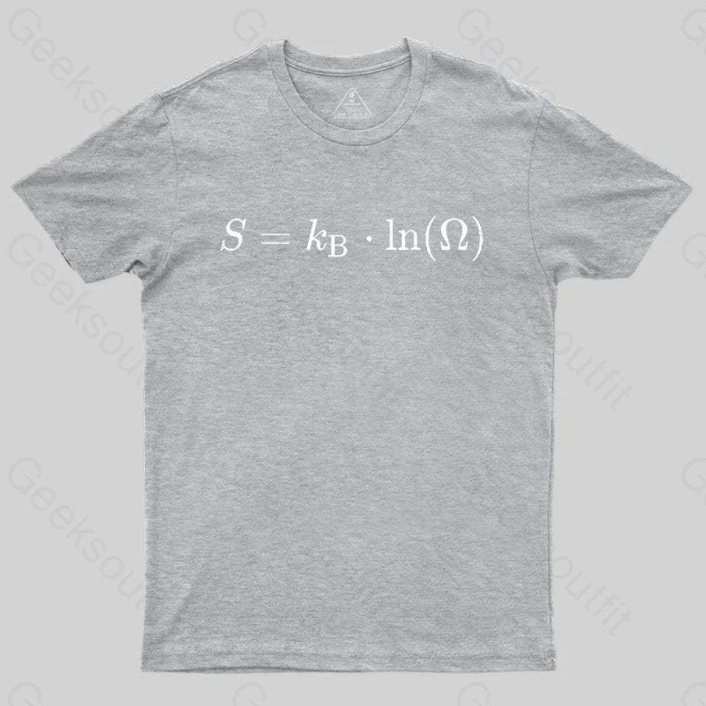 Boltzmann Entropy, statistical physics and thermodynamics T-shirt - Geeksoutfit