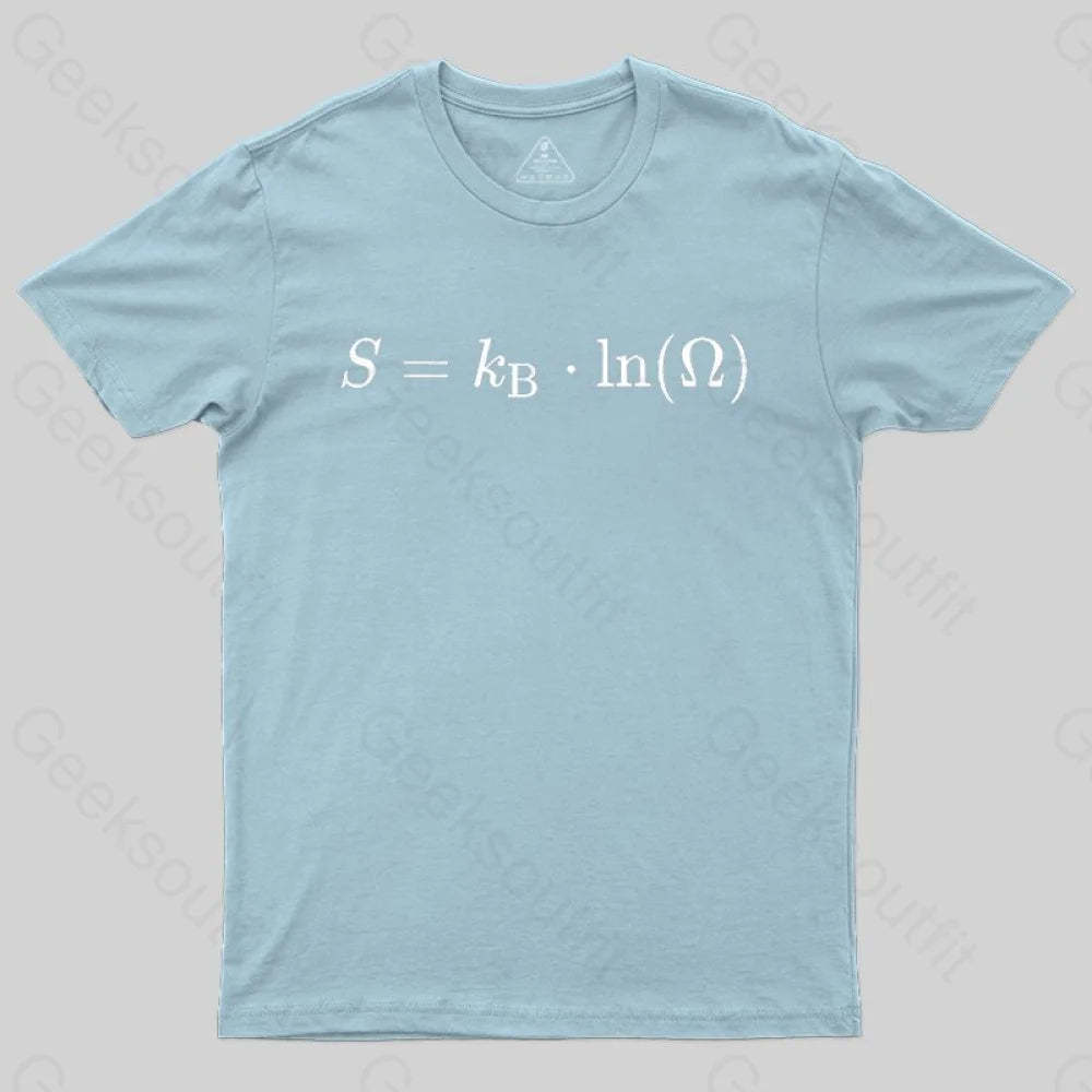 Boltzmann Entropy, statistical physics and thermodynamics T-shirt - Geeksoutfit