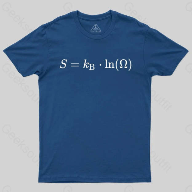 Boltzmann Entropy, statistical physics and thermodynamics T-shirt - Geeksoutfit