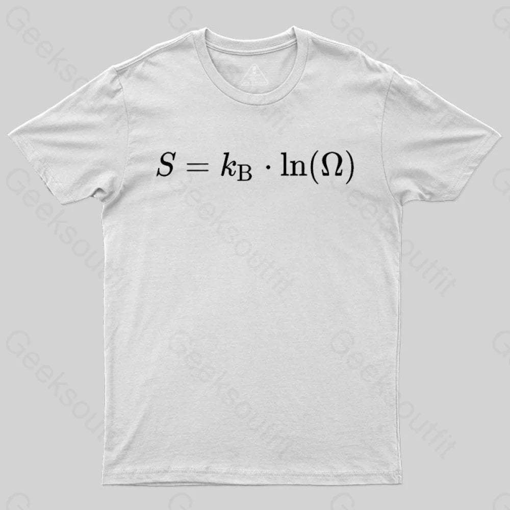 Boltzmann Entropy, statistical physics and thermodynamics T-shirt - Geeksoutfit