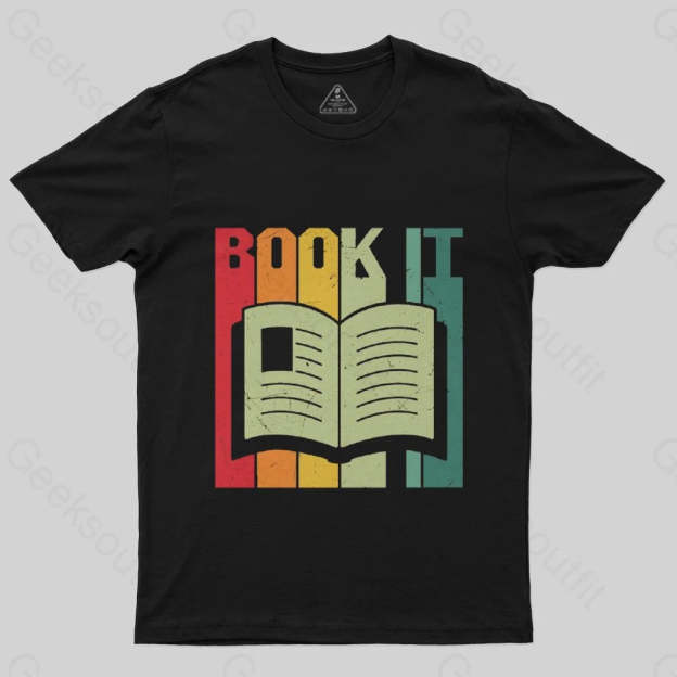 Book IT Retro Bookworm T-Shirt - Geeksoutfit