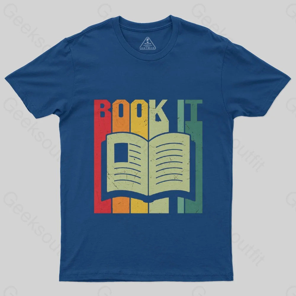 Book IT Retro Bookworm T-Shirt - Geeksoutfit