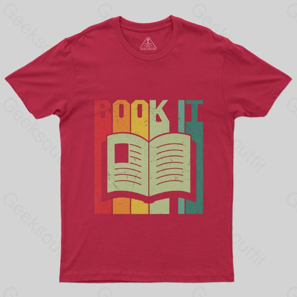 Book IT Retro Bookworm T-Shirt - Geeksoutfit