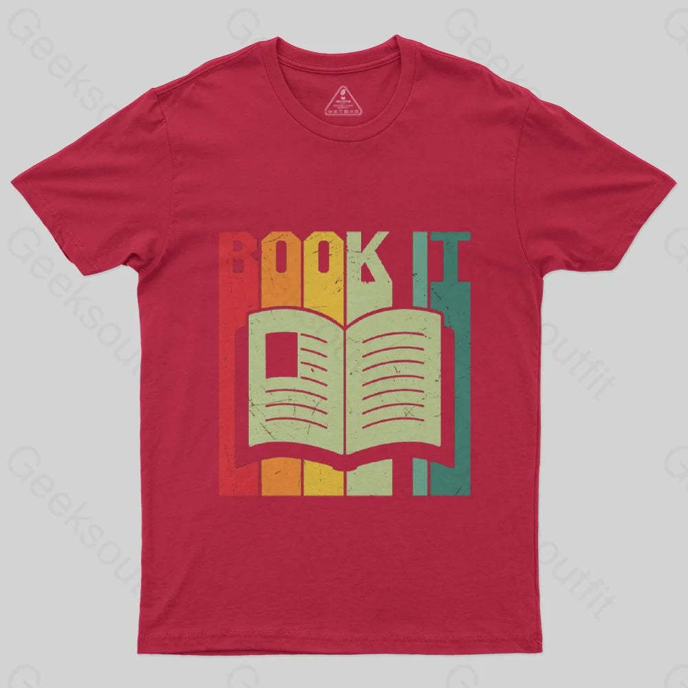 Book IT Retro Bookworm T-Shirt - Geeksoutfit