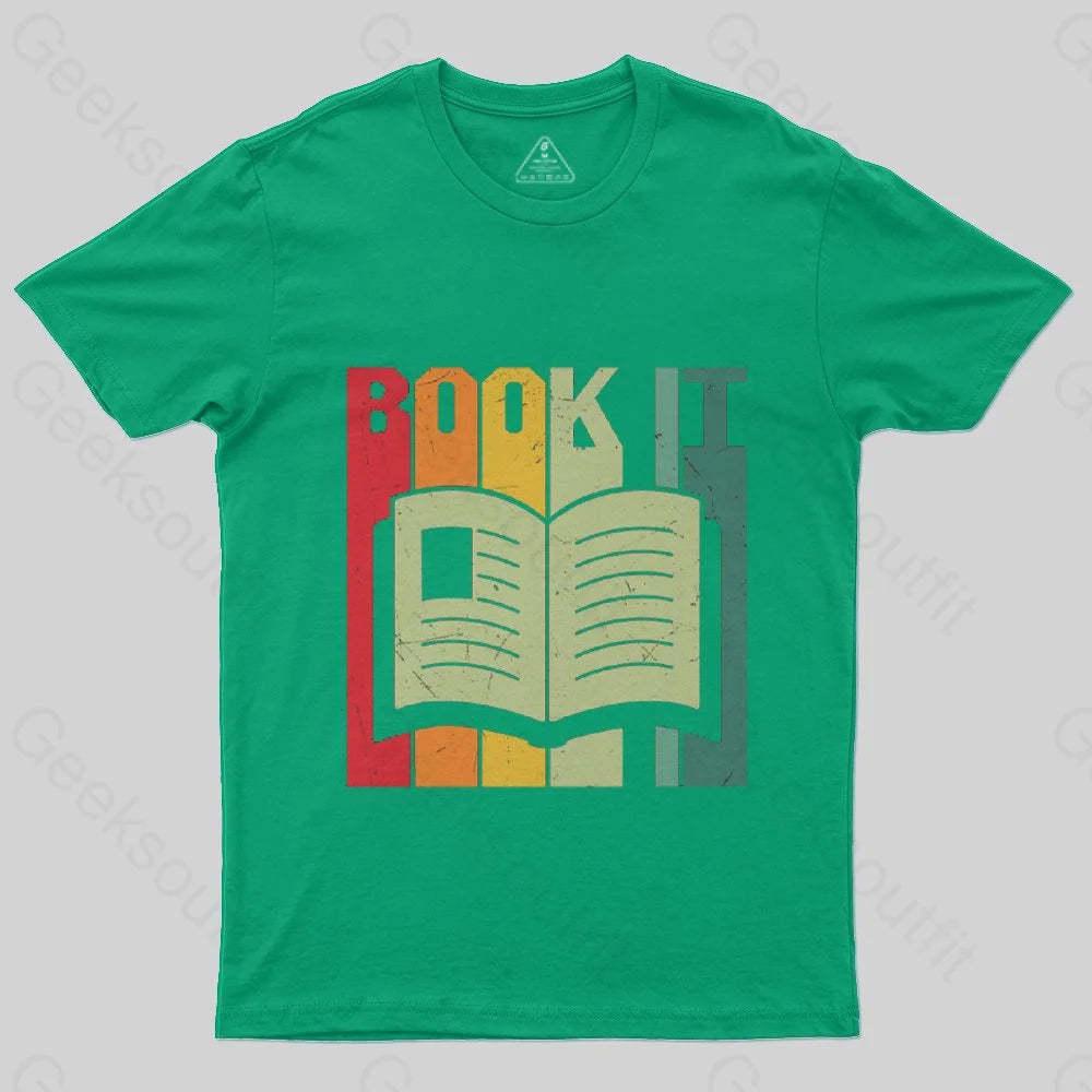Book IT Retro Bookworm T-Shirt - Geeksoutfit