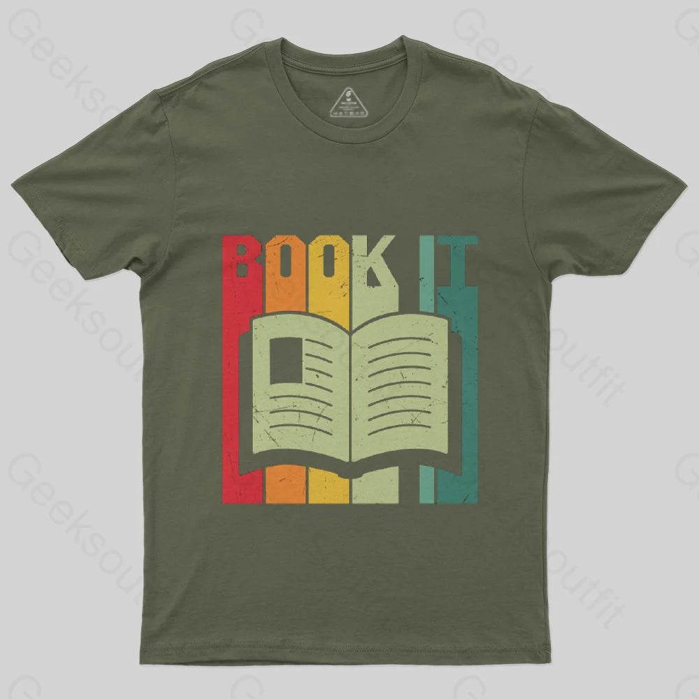Book IT Retro Bookworm T-Shirt - Geeksoutfit