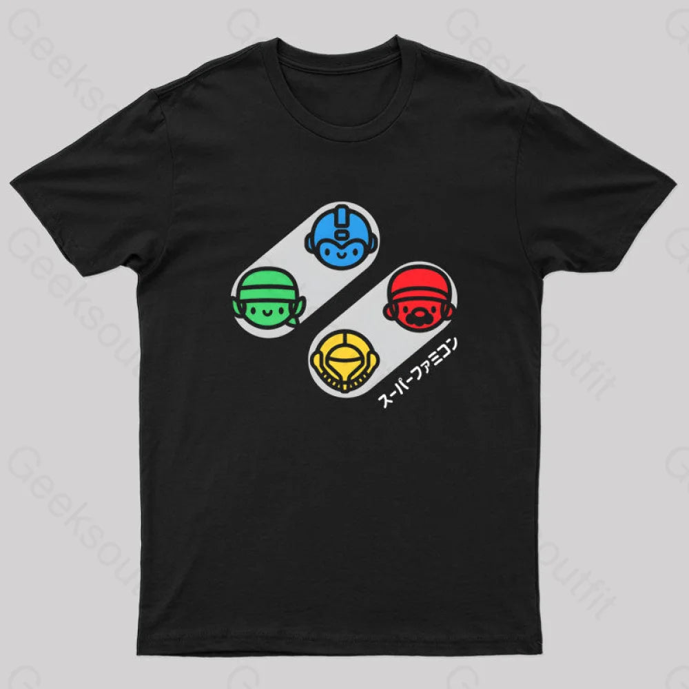 Botones Cl¨¢Sicos Geek T-Shirt Black / S