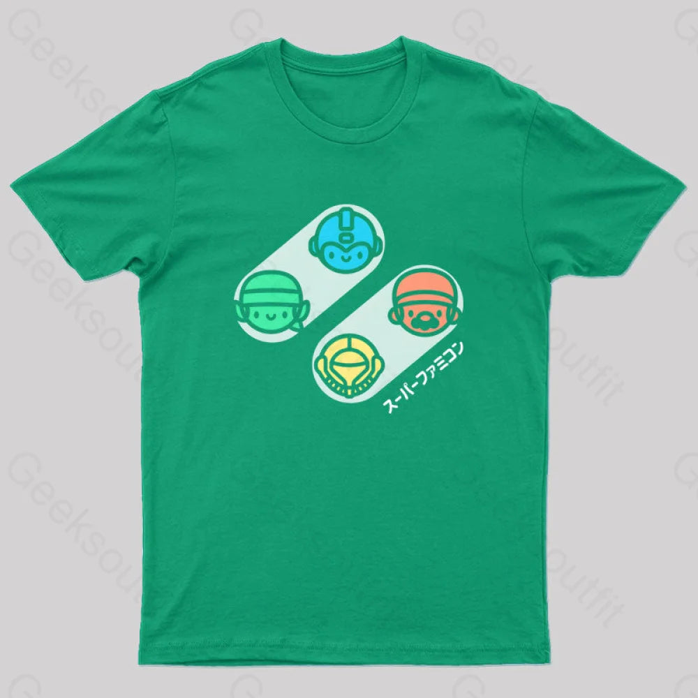 Botones Cl¨¢Sicos Geek T-Shirt Green / S