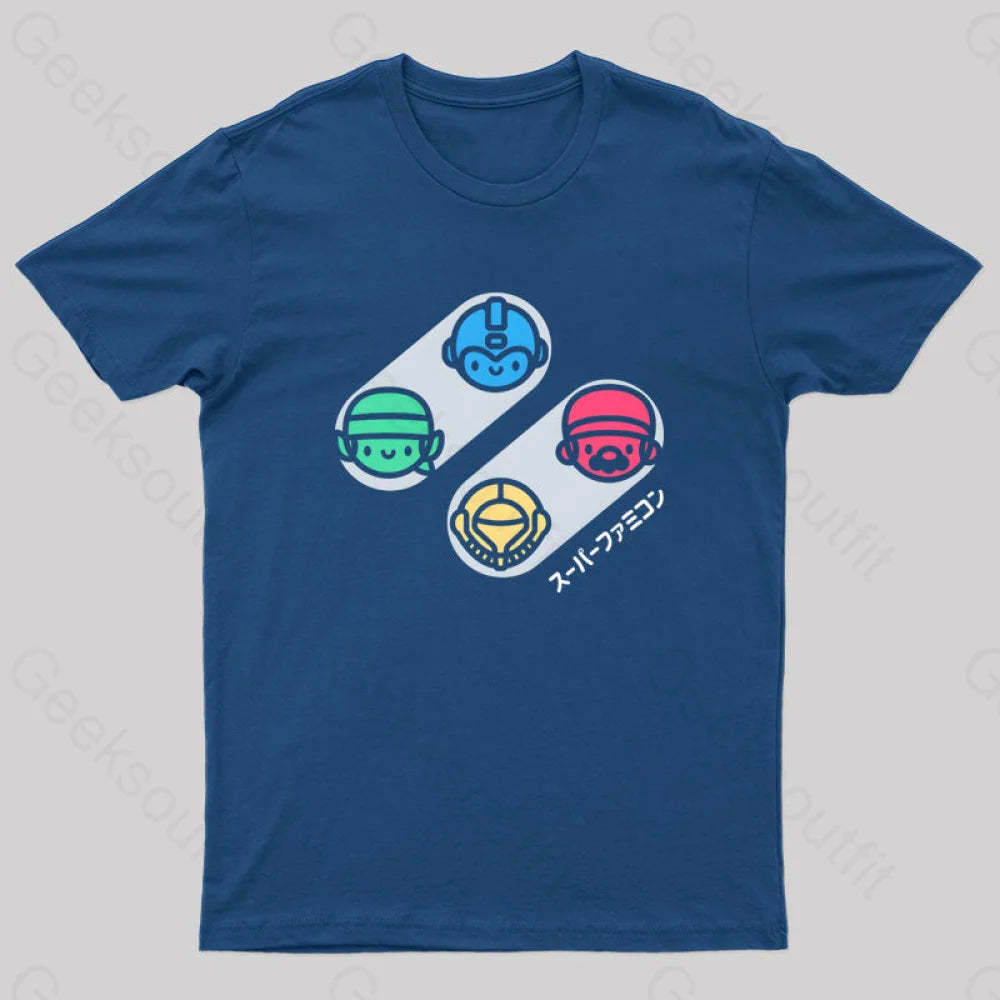 Botones Cl¨¢Sicos Geek T-Shirt Navy / S