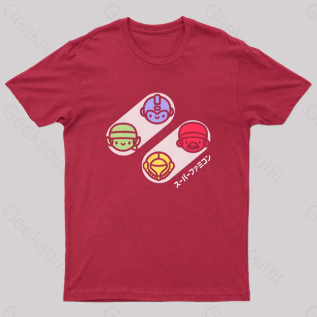 Botones Cl¨¢Sicos Geek T-Shirt Red / S