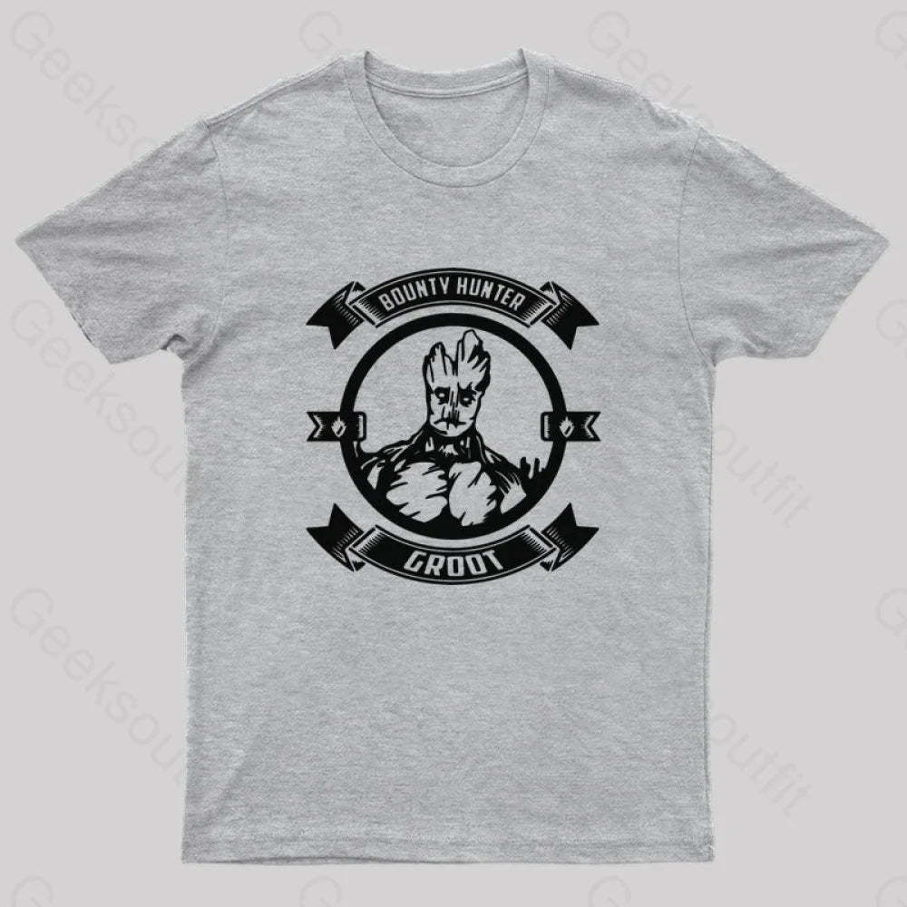 Geeksoutfit Bounty Hunter Groot Nerd T-Shirt for Sale