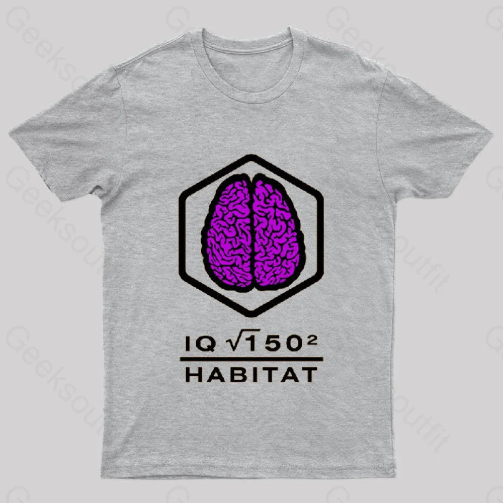 Brain#2 T-Shirt Grey / S