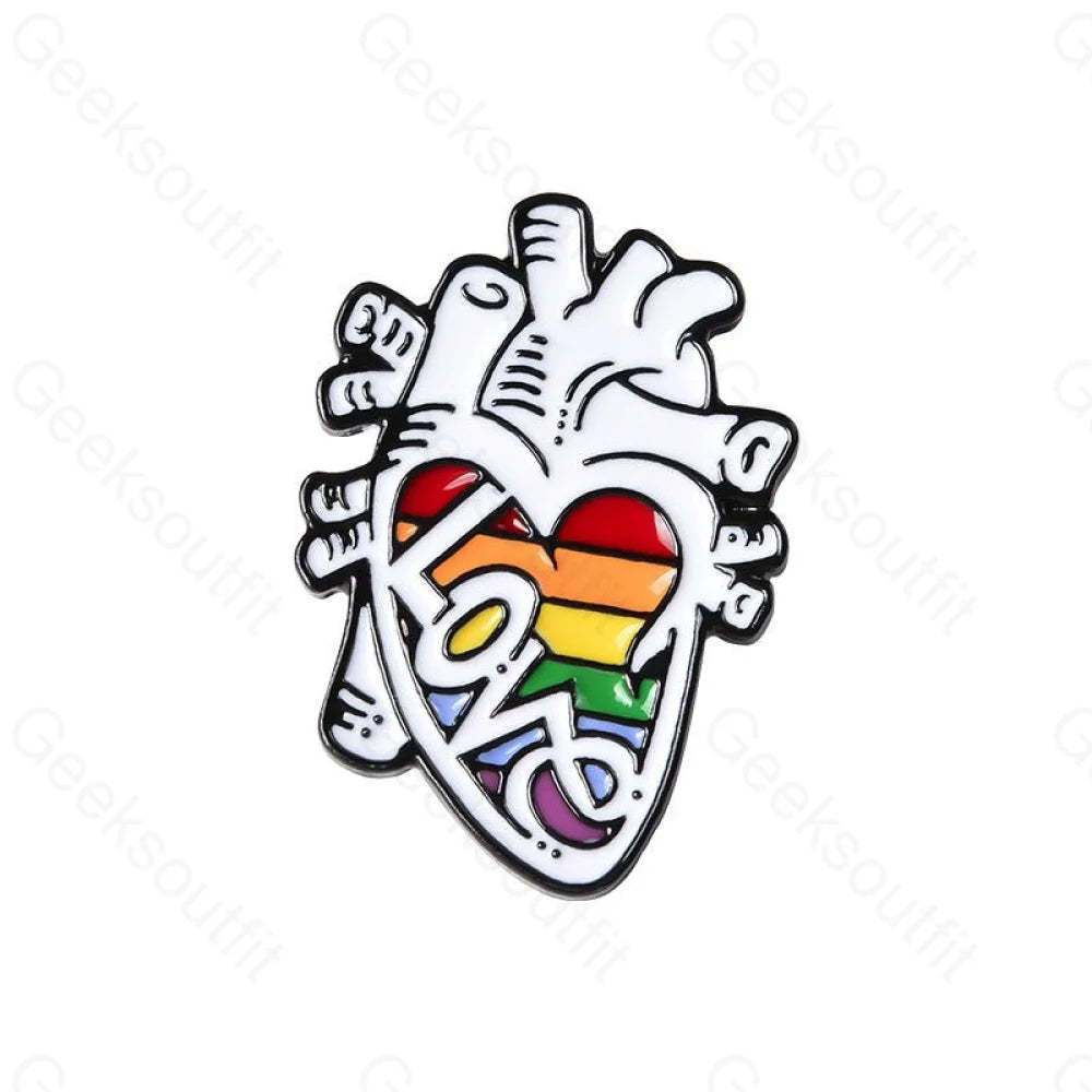 Brain Enamel Pins - Geeksoutfit