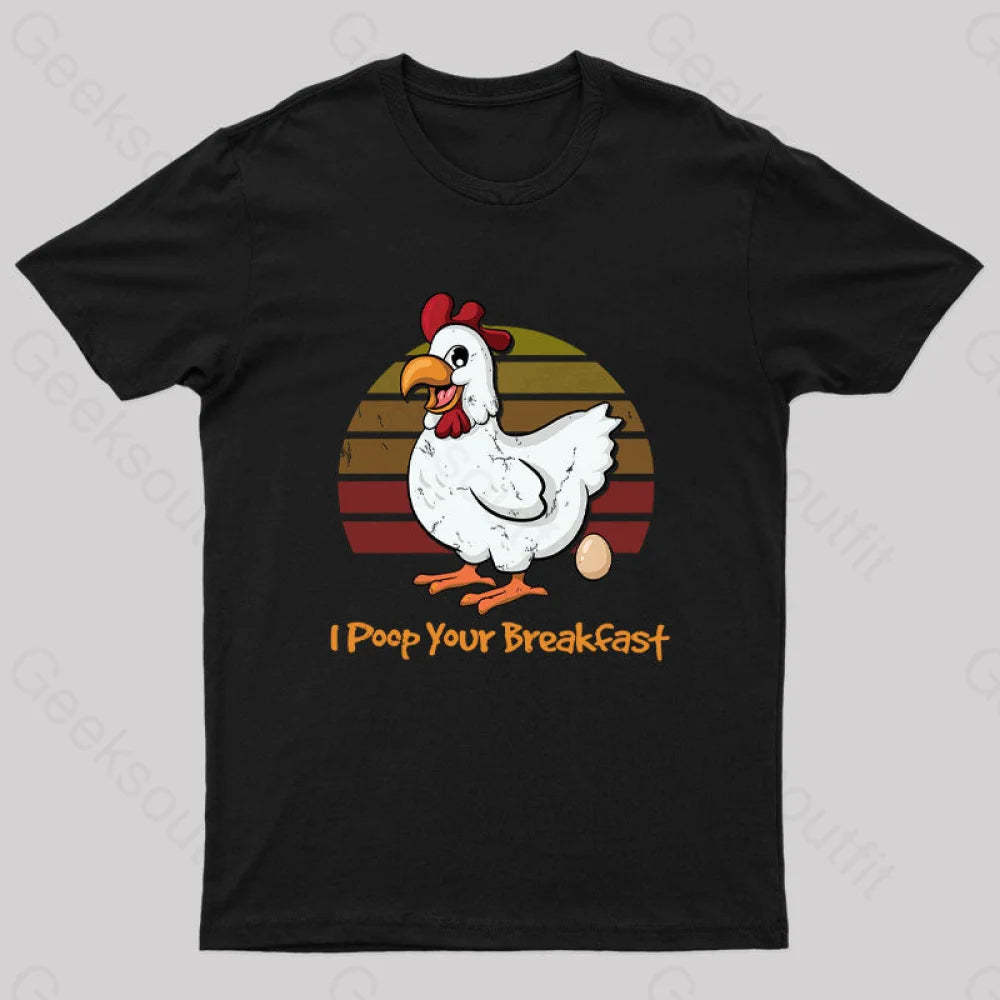 Breakfast Maker Geek T-Shirt Black / S