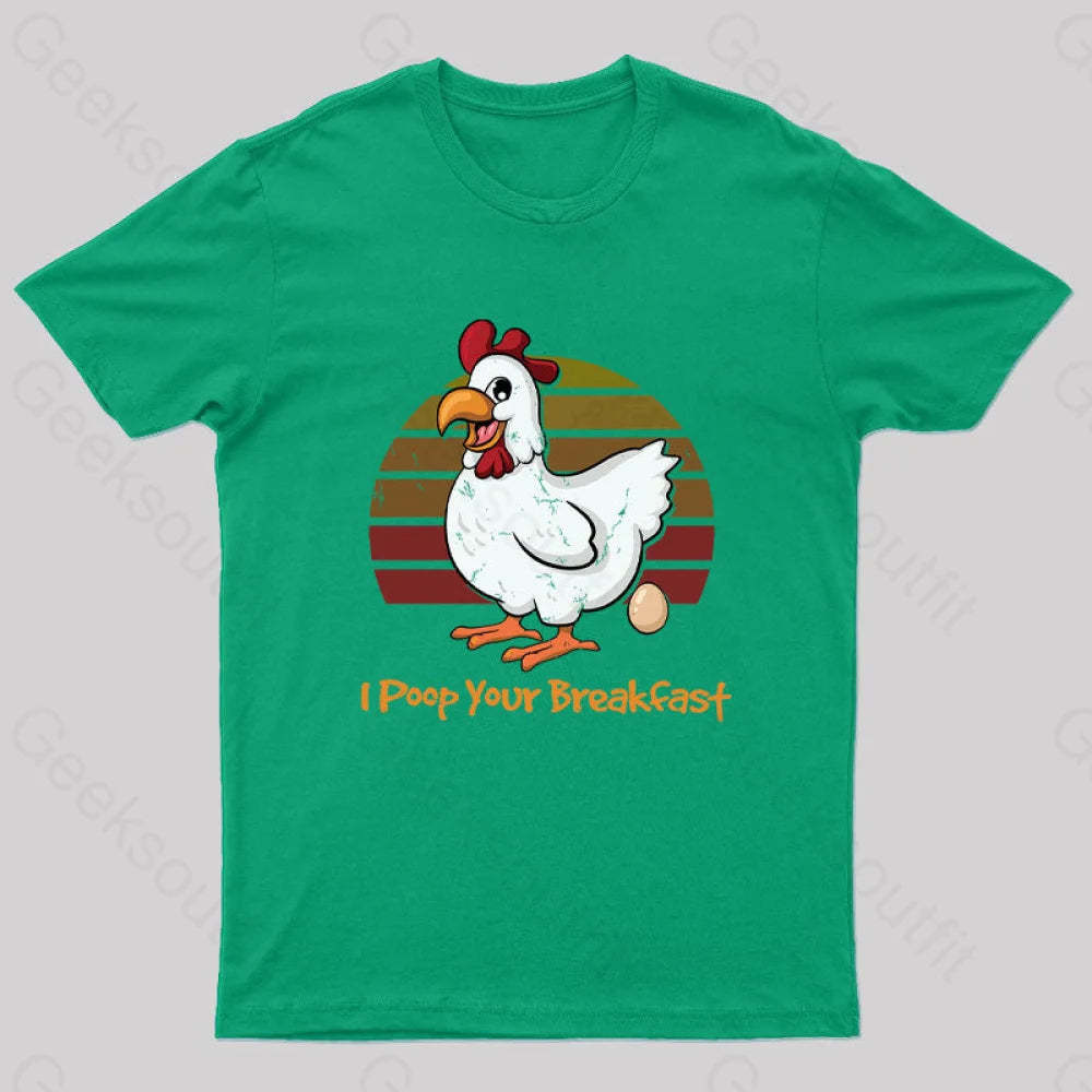 Breakfast Maker Geek T-Shirt Green / S