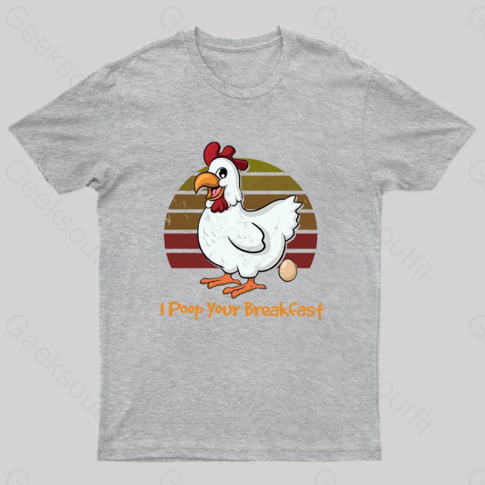 Breakfast Maker Geek T-Shirt Grey / S