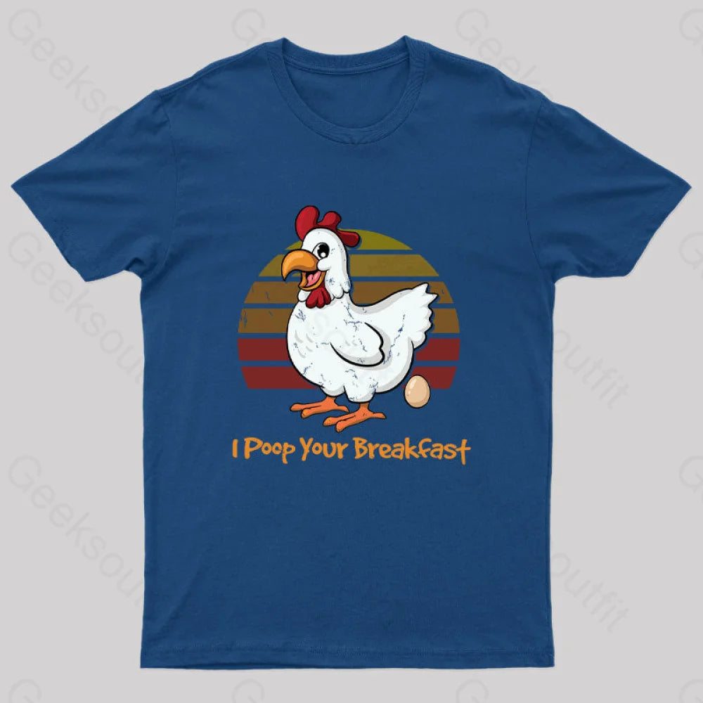 Breakfast Maker Geek T-Shirt Navy / S