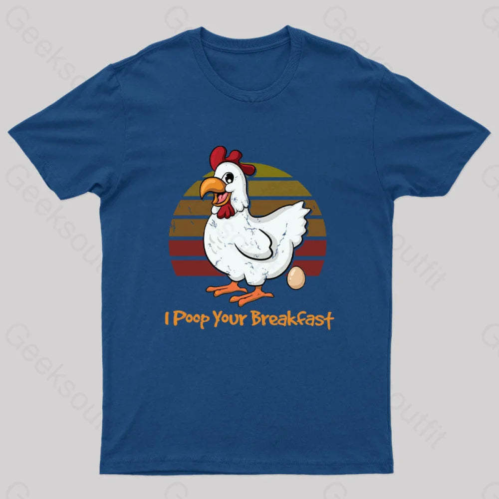 Breakfast Maker Geek T-Shirt Navy / S