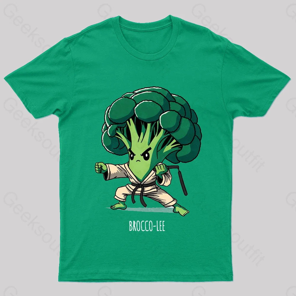 Brocco Lee Nerd T-Shirt Green / S