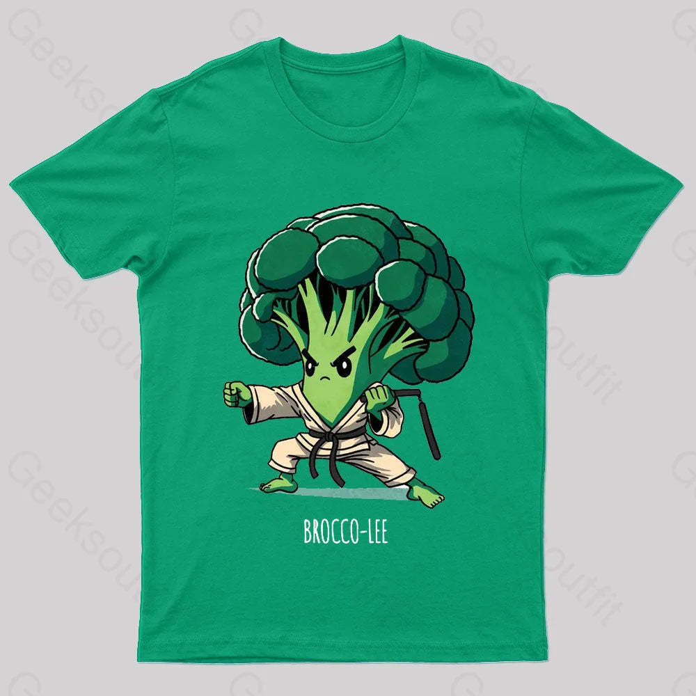 Brocco Lee Nerd T-Shirt Green / S