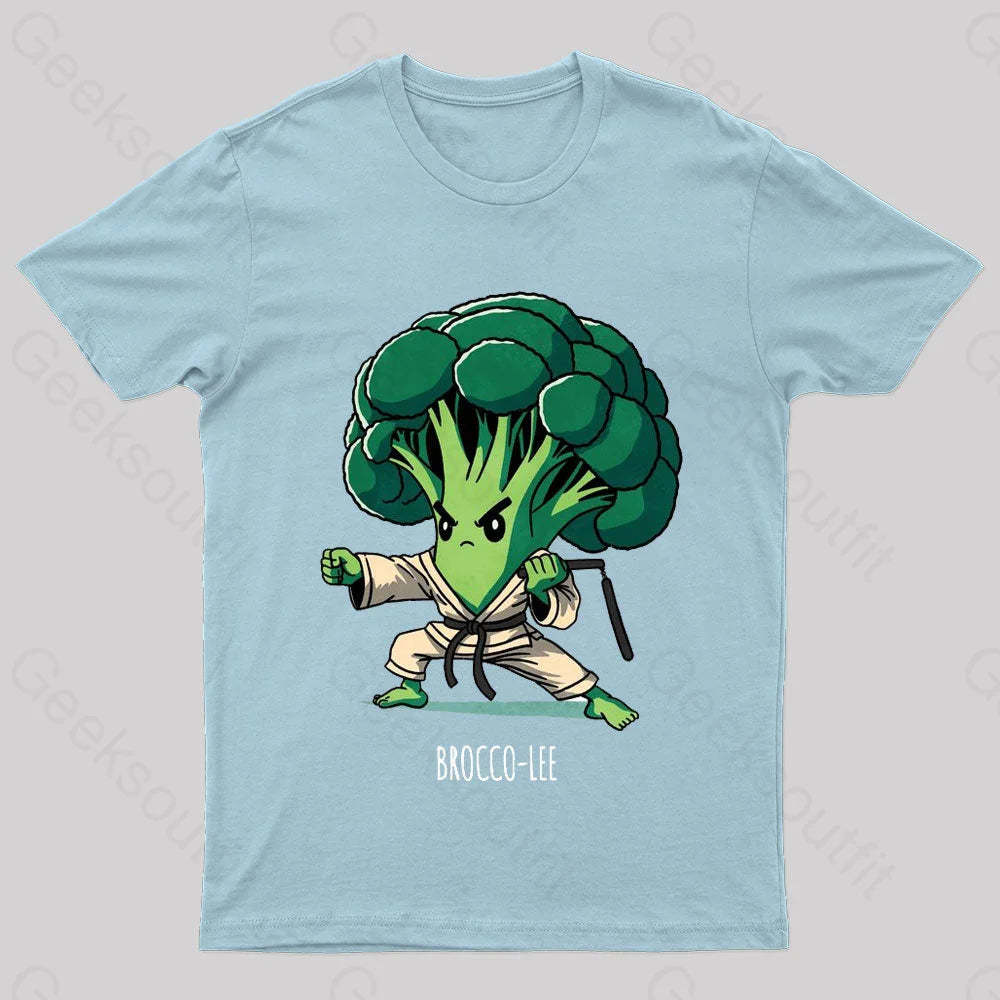 Brocco Lee Nerd T-Shirt Light Blue / S