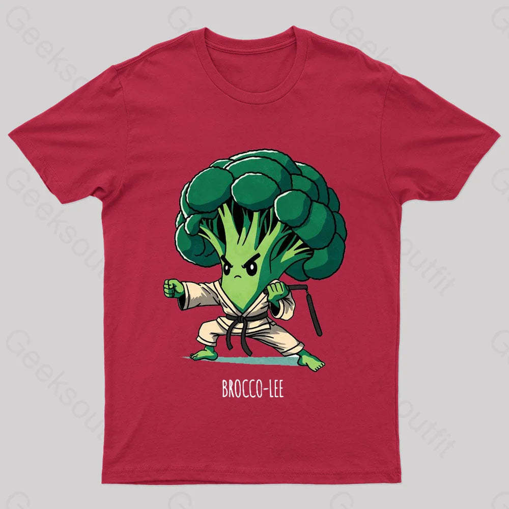 Brocco Lee Nerd T-Shirt Red / S