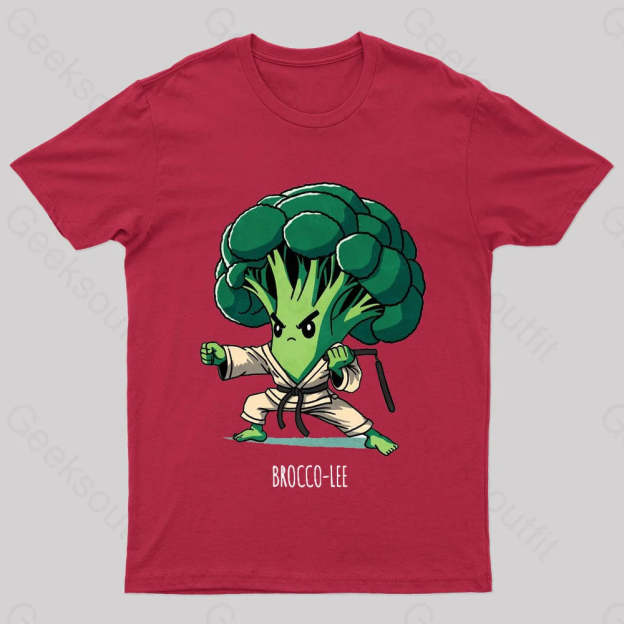 Brocco Lee Nerd T-Shirt Red / S