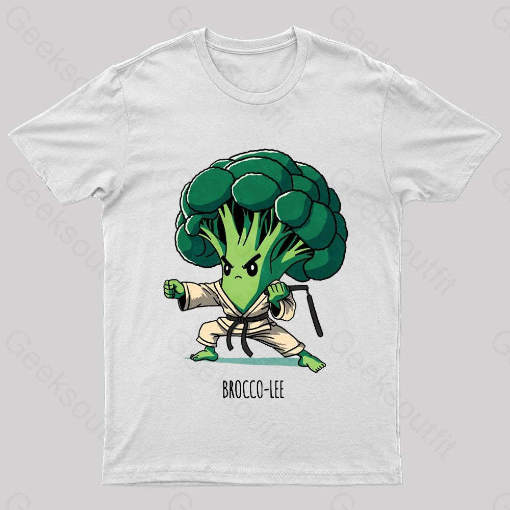 Brocco Lee Nerd T-Shirt White / S
