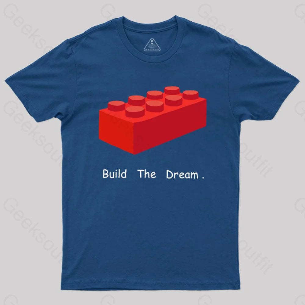 Build The Dream T-Shirt Navy / S