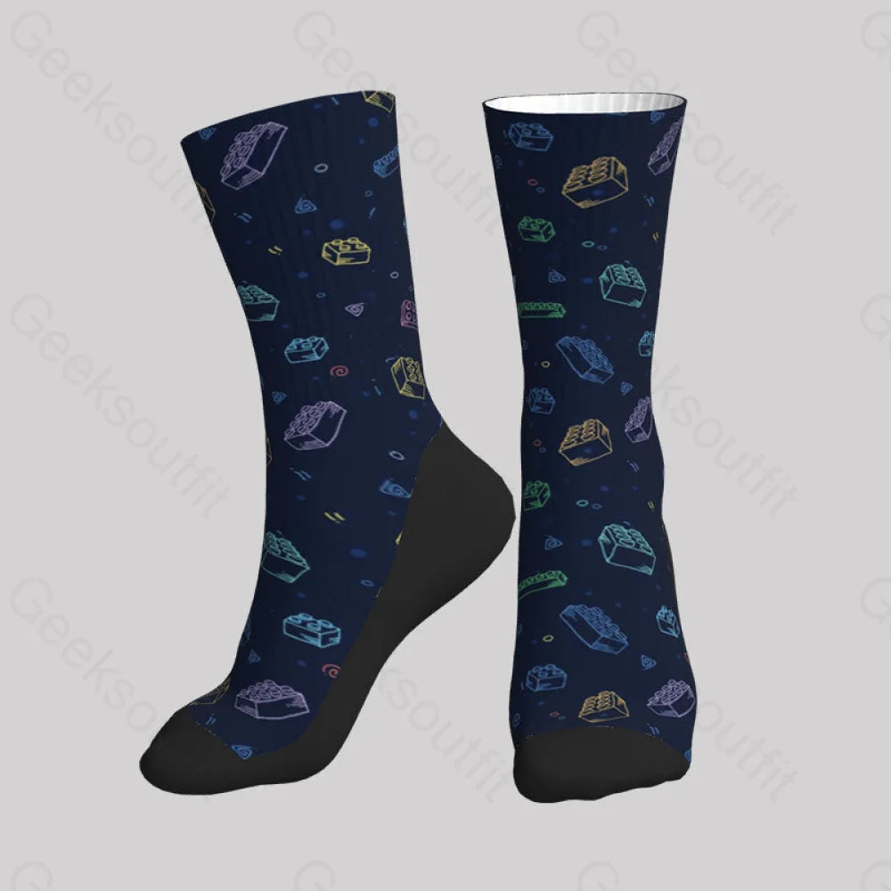 Building Blocks Men’s Socks