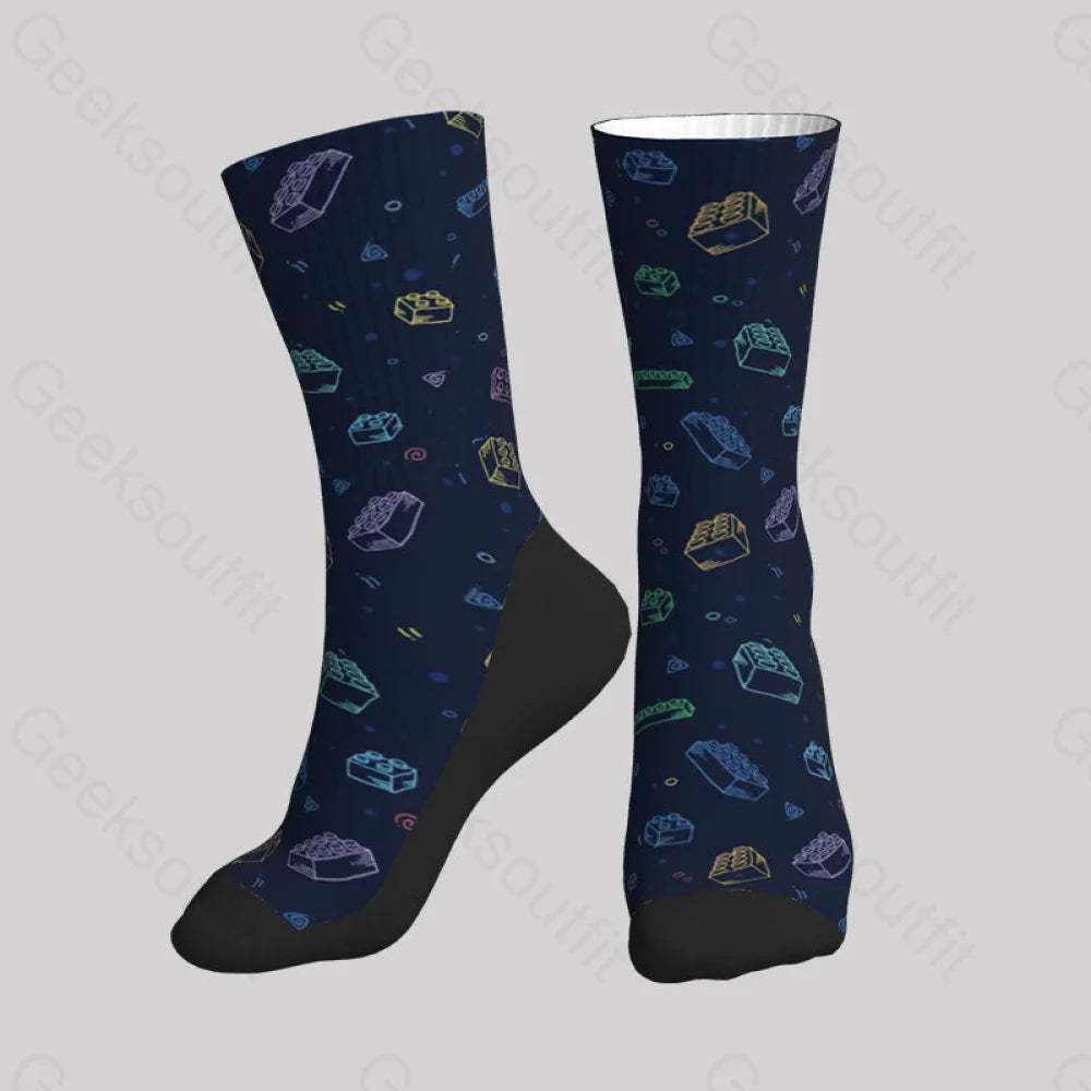Building Blocks Men’s Socks