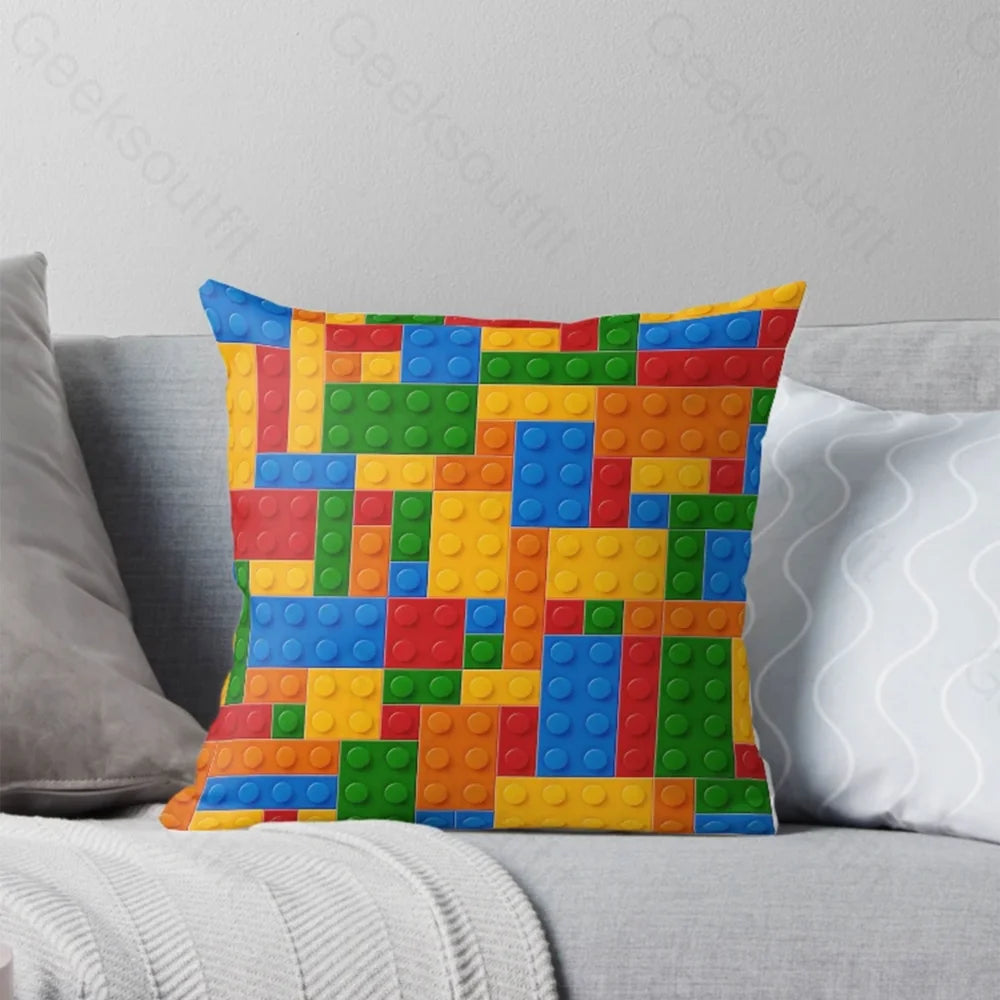 Building Blocks Toy Geek Pillowcase 40*40Cm / Geekpc051