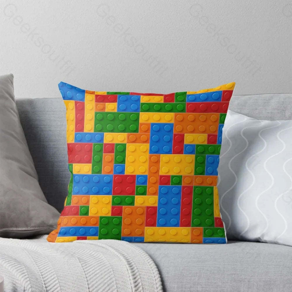 Building Blocks Toy Geek Pillowcase 40*40Cm / Geekpc051