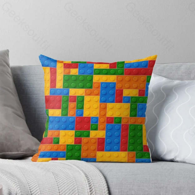 Building Blocks Toy Geek Pillowcase 40*40Cm / Geekpc051