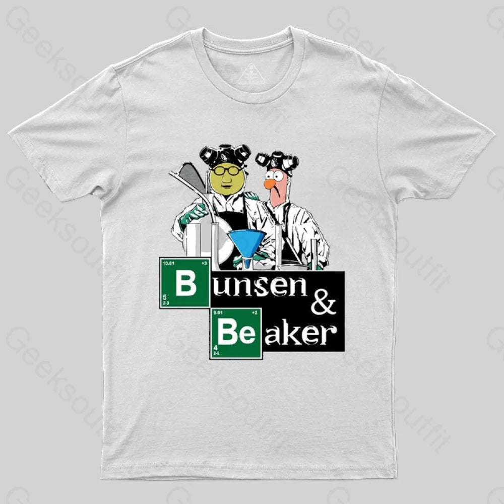 Bunsen & Beaker T-shirt - Geeksoutfit